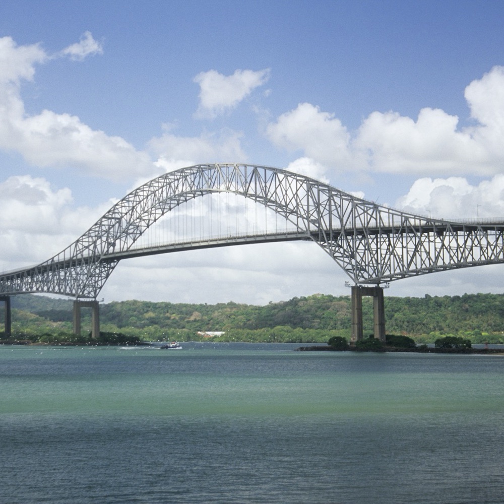 Pont des Amériques sur le canal de Panama